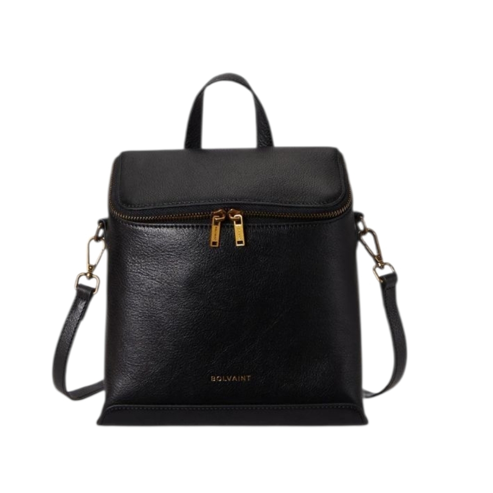 Bolvaint Paris The Adele Leather  Backpack Black NEW!!
